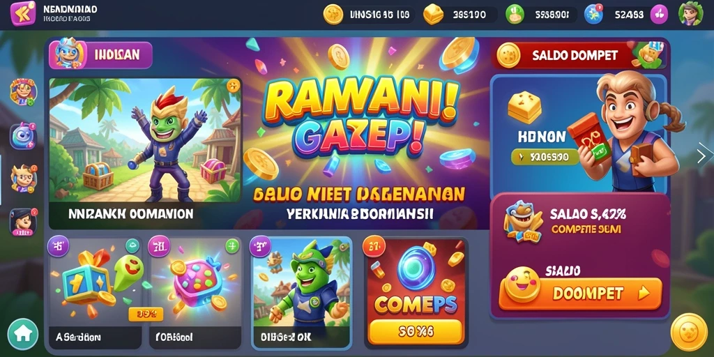 Beragam game seru untuk semua kalangan.
