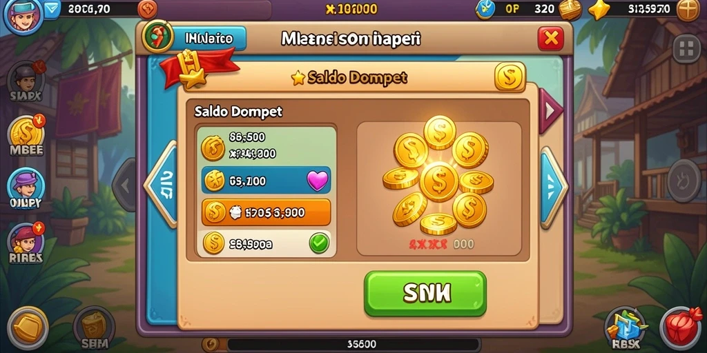 Interaksi antara pemain dalam mode chat.