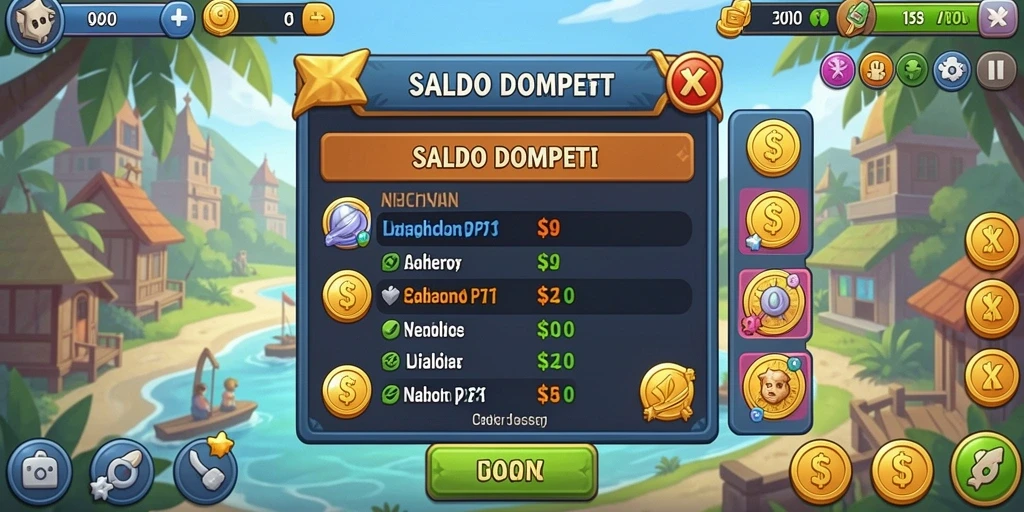 Screenshot dari karakter yang dapat disesuaikan.