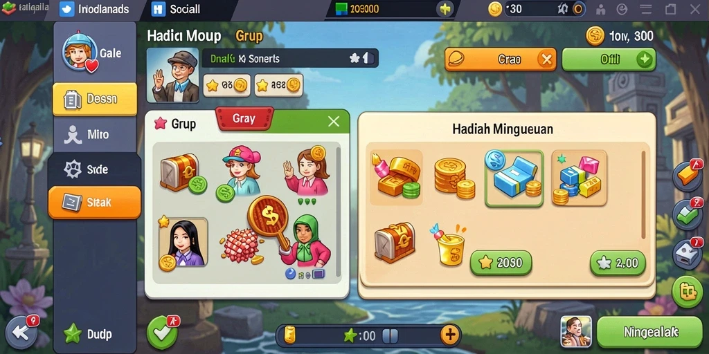 Mode multiplayer yang seru untuk dimainkan bersama teman.