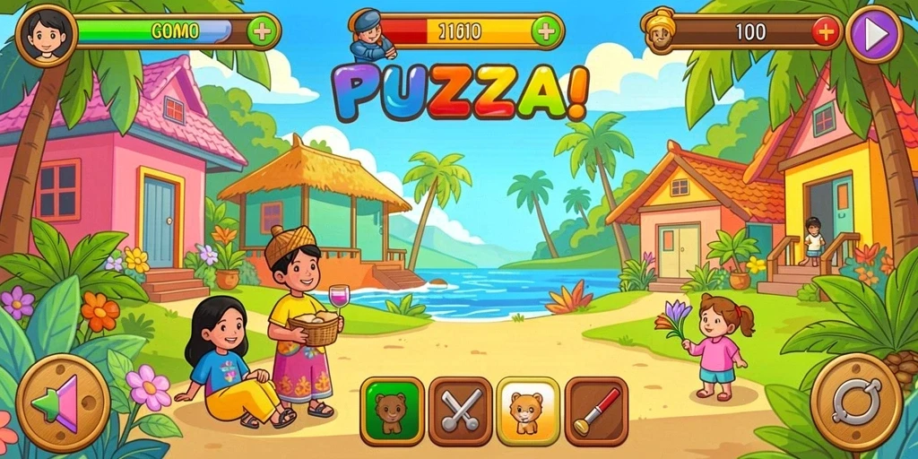 Sistem reward yang menggugah semangat bermain.