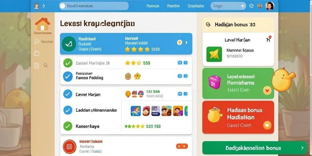 Varian permainan yang beragam untuk semua pengguna.
