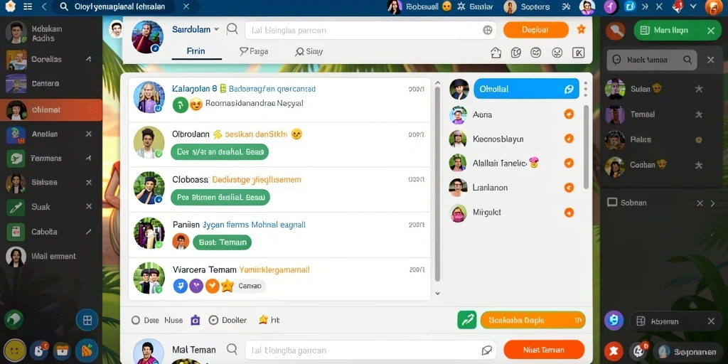 Pengaturan untuk bermain dengan teman secara online.