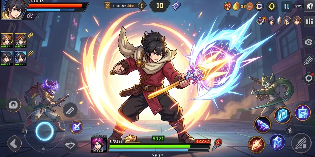 Mode multiplayer yang memungkinkan interaksi antar pemain.